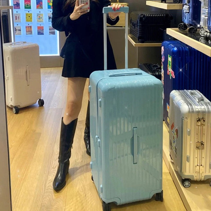 Unisex Hard-shell Travel Suitcase Bowlift