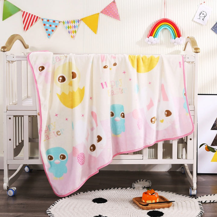 Children's Cartoon Character Fleece Blanket Bowlift
