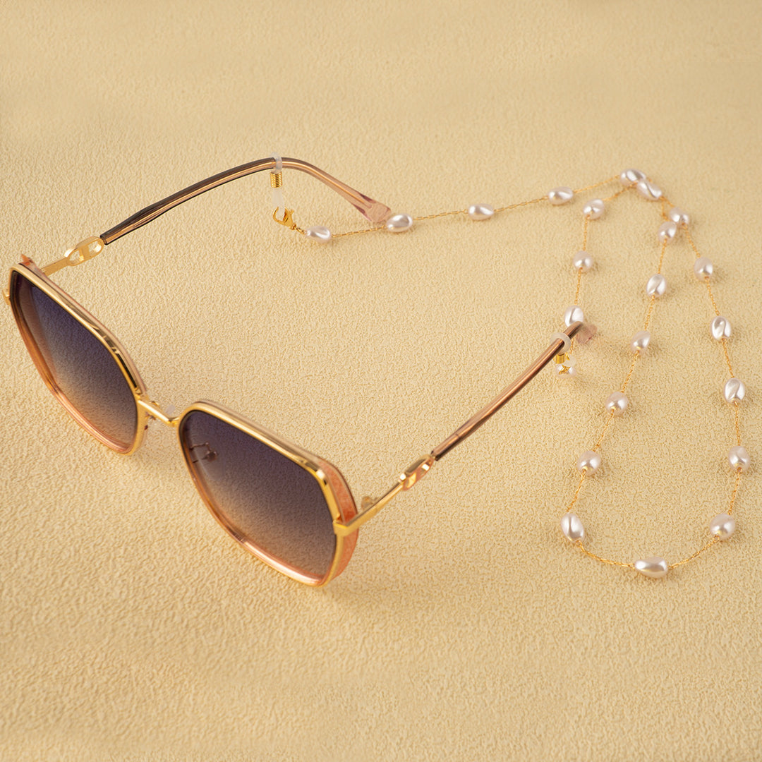 Pearl-Linked Eyewear Holder Bowlift