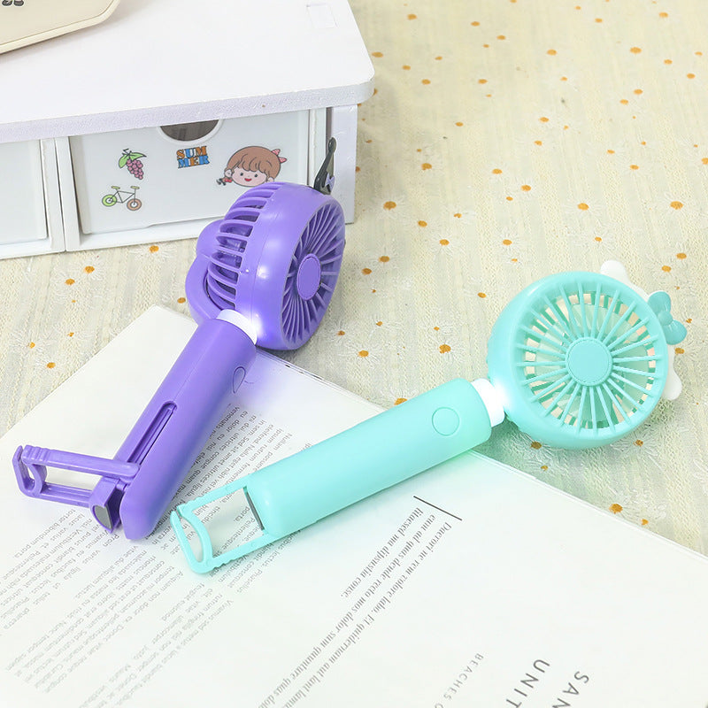 Portable Hand Fan with Cute Rabbit Design Bowlift