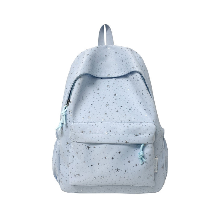 Star-Printed Casual Backpack Bowlift
