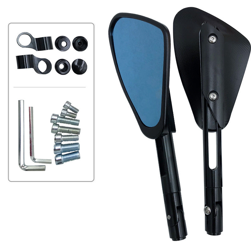 Adjustable Sport Motorcycle Rearview Mirrors Bowlift