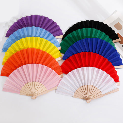 Women handmade fan made of breathable material with elegant design Bowlift