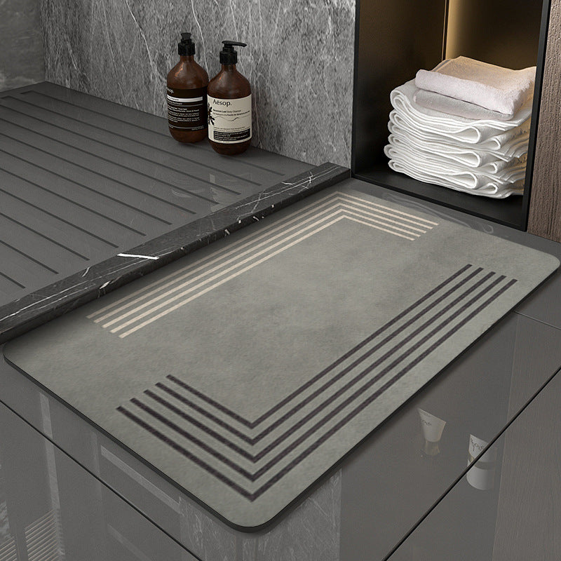 Modern Geometric Bath Mat Bowlift