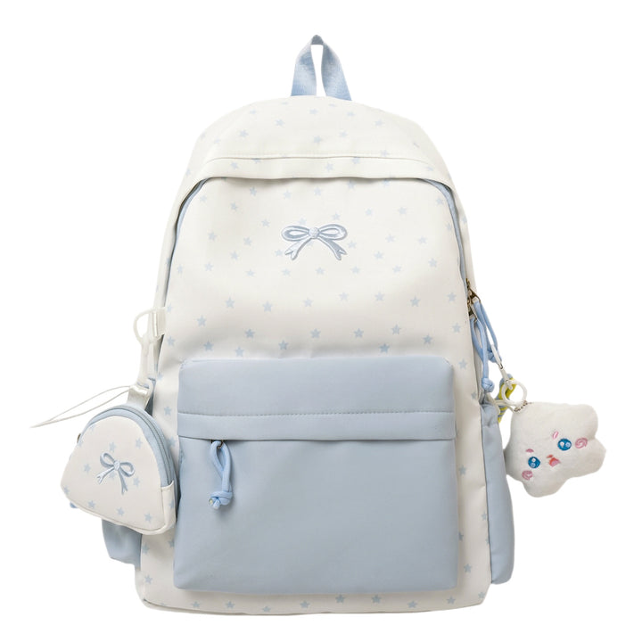 Playful Bow-Embellished Backpack Bowlift