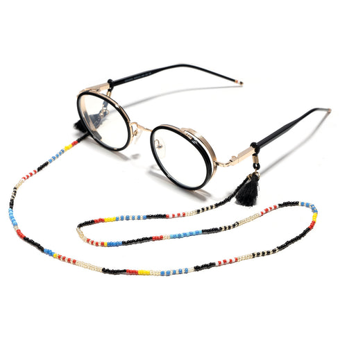 Designer Eyewear with Beaded Holder Bowlift