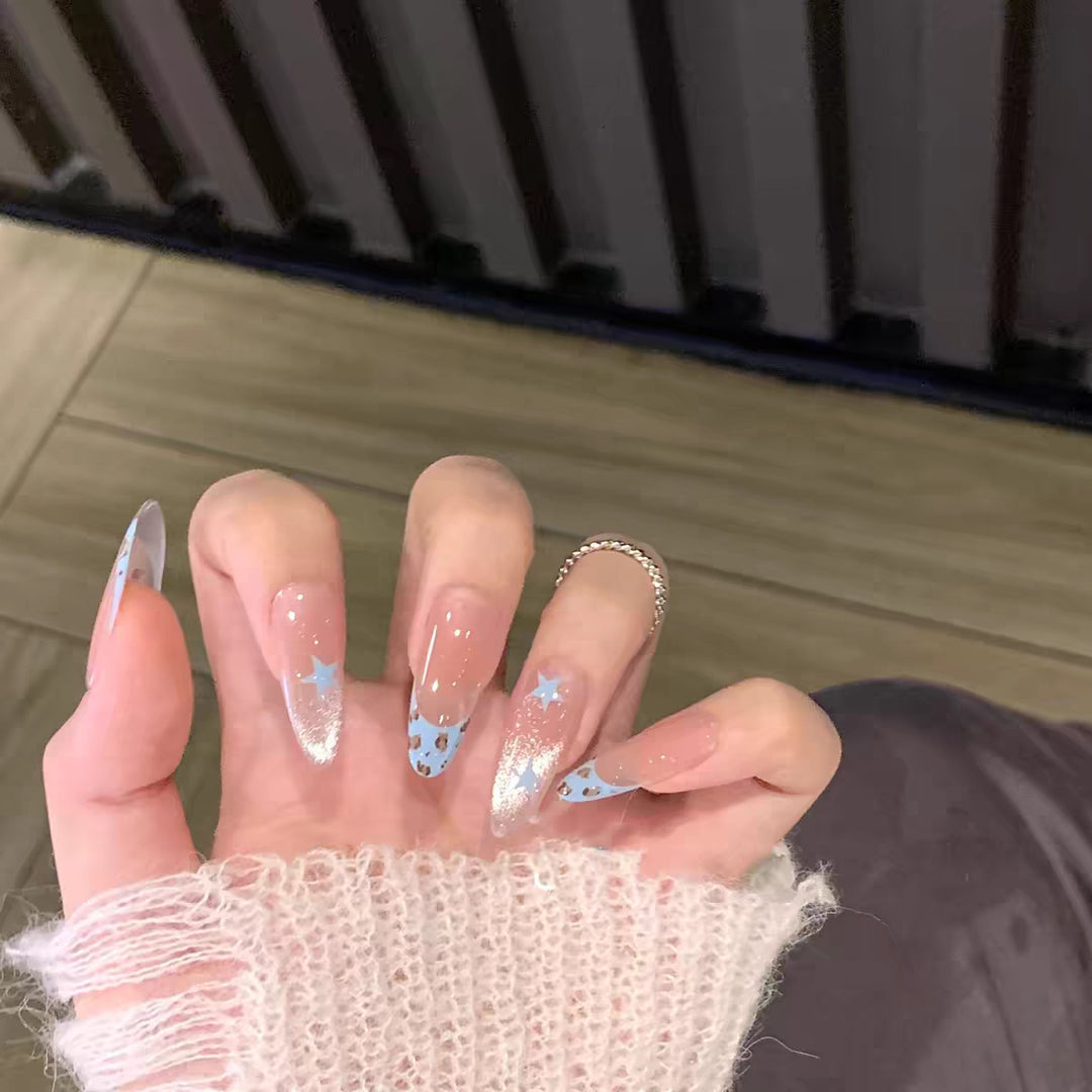 Artistic Character Themed Press-On Nails