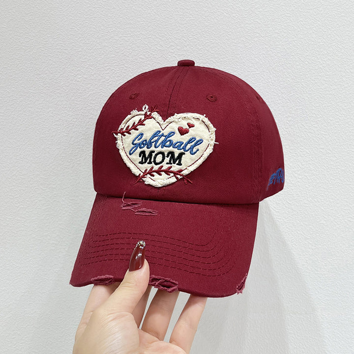 Women's Embroidered Sports Baseball Cap Bowlift