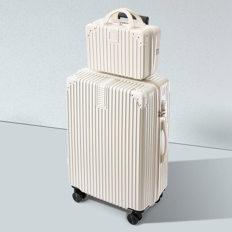 Men's Dual-Layer Hard-Shell Rolling Luggage Set Bowlift