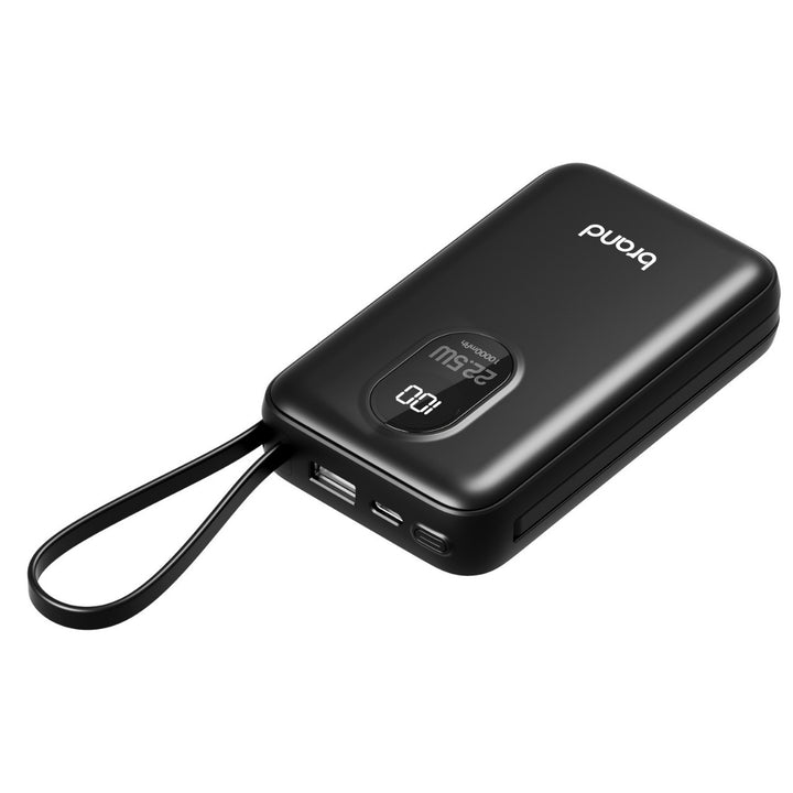 Portable Power Bank with Digital Charge Indicator and Intelligent Charging Port Bowlift