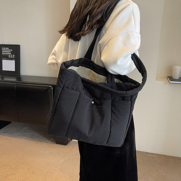 Quilted Multi-Functional Tote Bag Bowlift