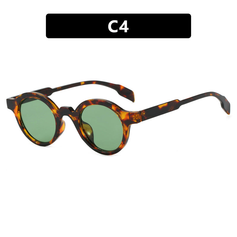 Women's fashionable round sunglasses with high-quality, flexible frame Bowlift