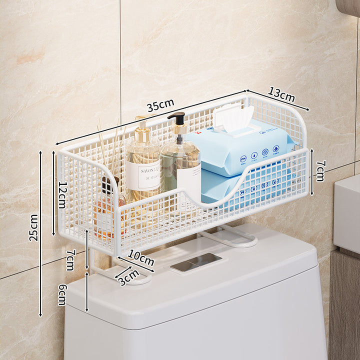 Over-Toilet Storage Organizer Rack Bowlift
