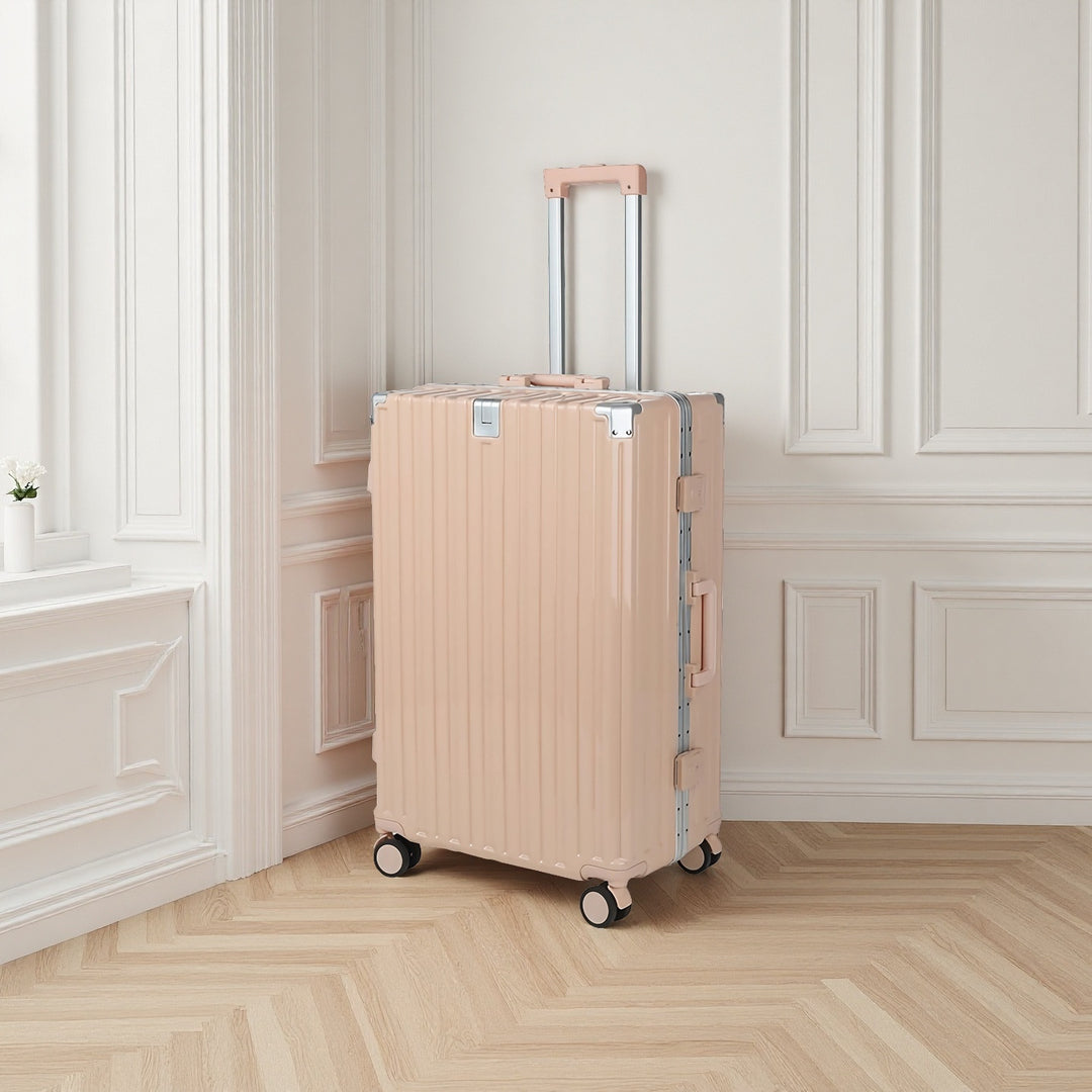Unisex Durable Multi-Functional Hard-Shell Spinner Suitcase Bowlift