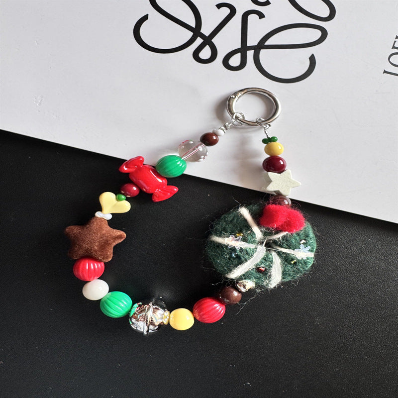 Decorative Christmas Charm Keychain Bowlift