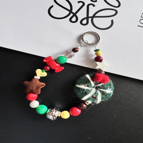 Decorative Christmas Charm Keychain Bowlift