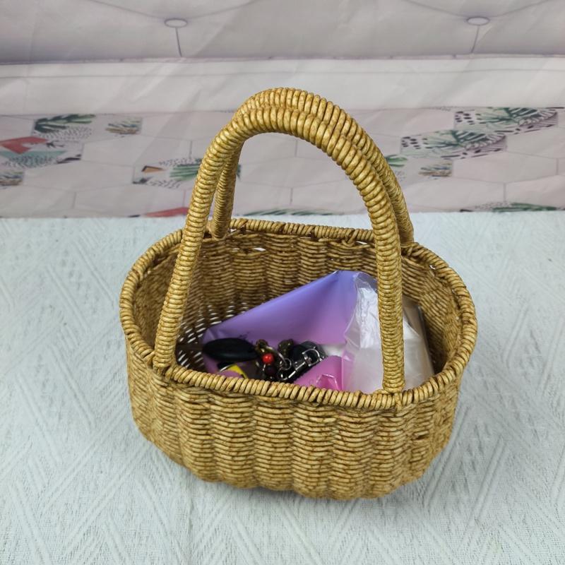 Handwoven Decorative Basket Bowlift