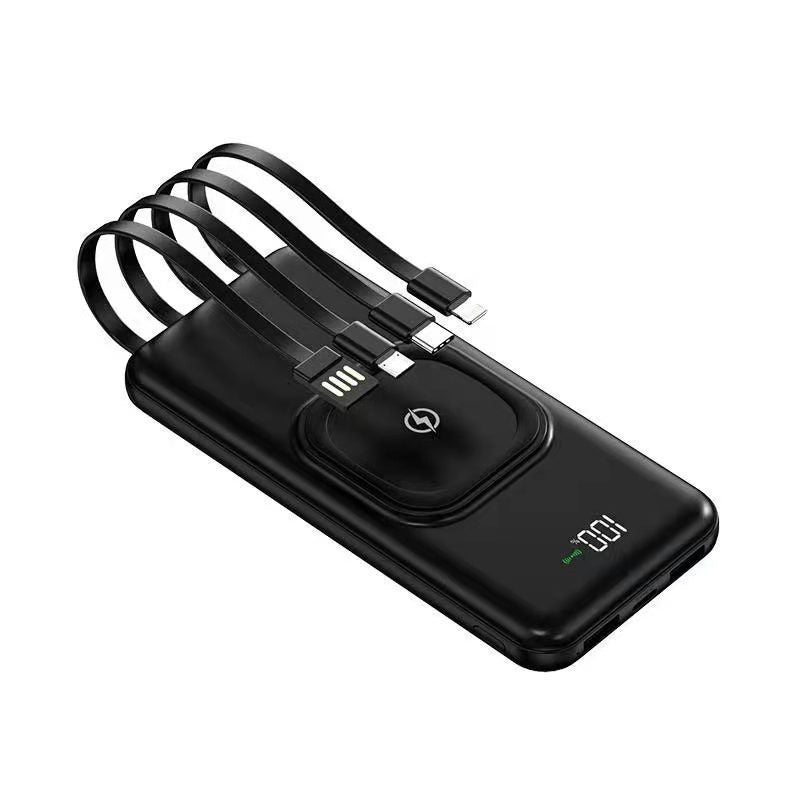 Portable power bank with state-of-the-art digital charge level display Bowlift