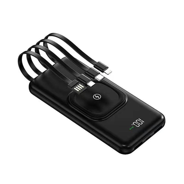 Portable power bank with state-of-the-art digital charge level display Bowlift