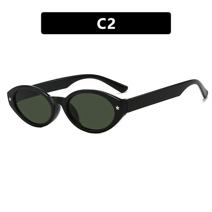 Women's Cat-Eye Sunglasses with Elegant Carry Bag Design Bowlift