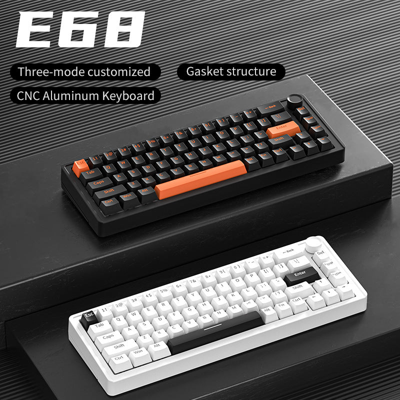 Wireless Mechanical Keyboard with Customizable Backlit Features Bowlift