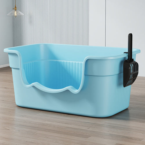 Ladies Practical and Hygienic Cat Litter Box with Handles Bowlift
