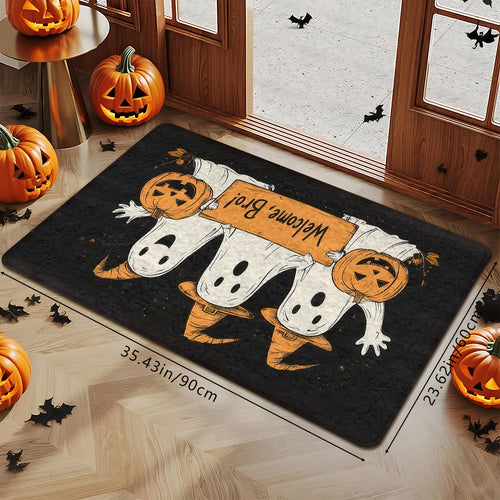 Halloween-Themed Welcome Mat Bowlift