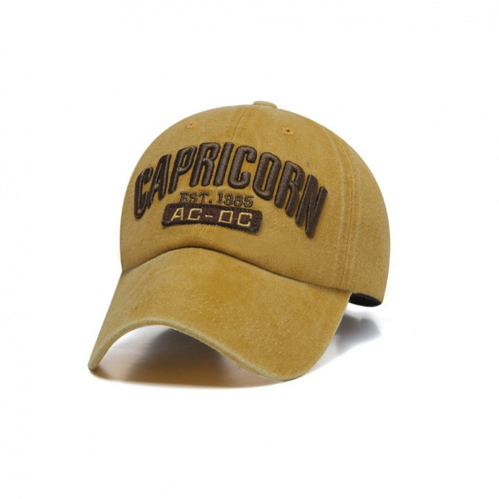 Men's Embroidered Cotton Baseball Cap Bowlift