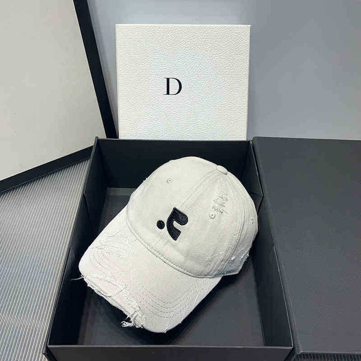 Men's Distressed Vintage Baseball Cap Bowlift