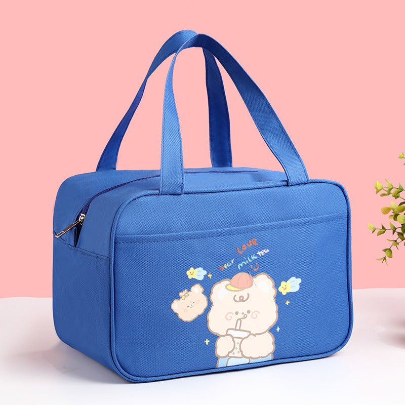 Cute Bear-Themed Insulated Lunch Carrier Bowlift