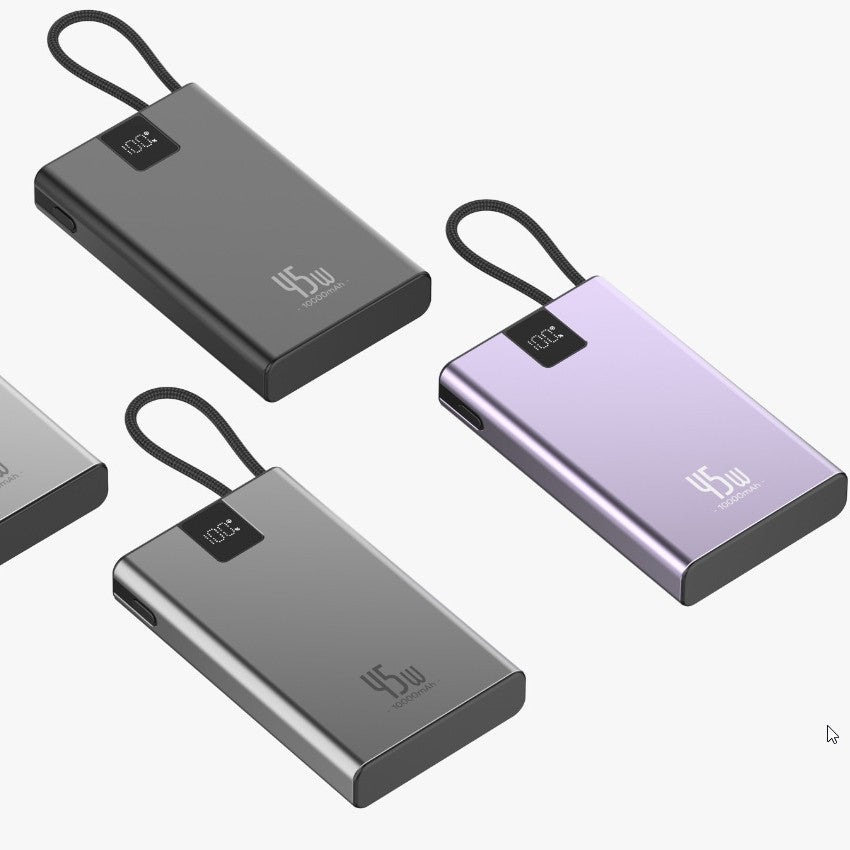 Portable high-performance power bank with smart charging display and USB-C connection Bowlift