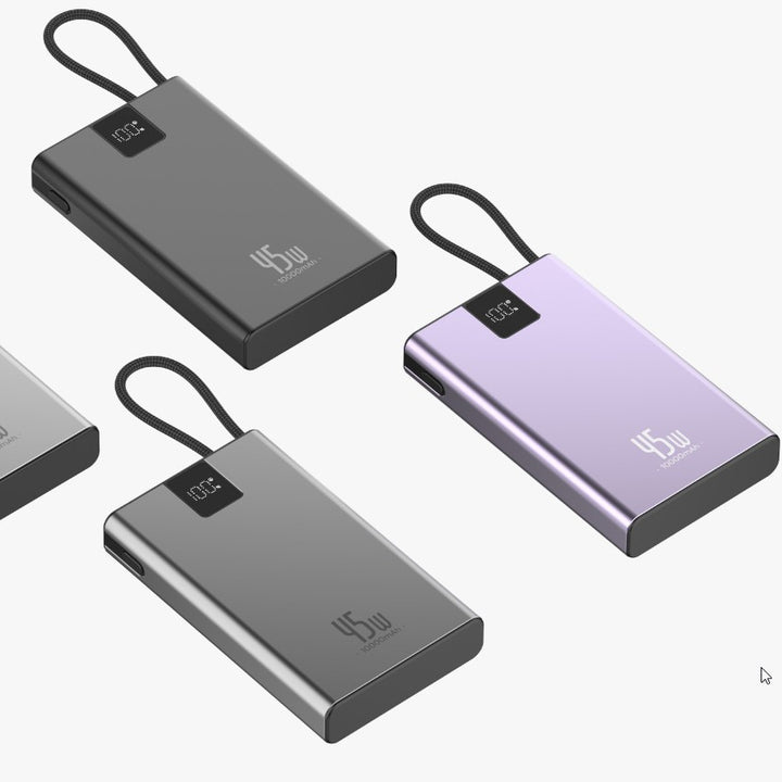 Portable high-performance power bank with smart charging display and USB-C connection Bowlift