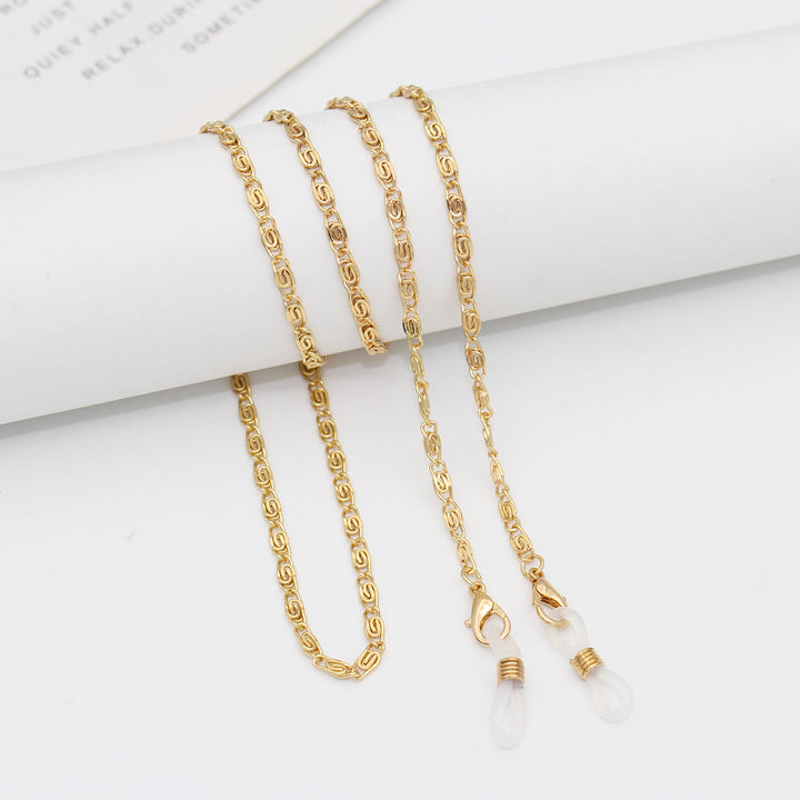 Floral Decorated Eyewear Chain Bowlift