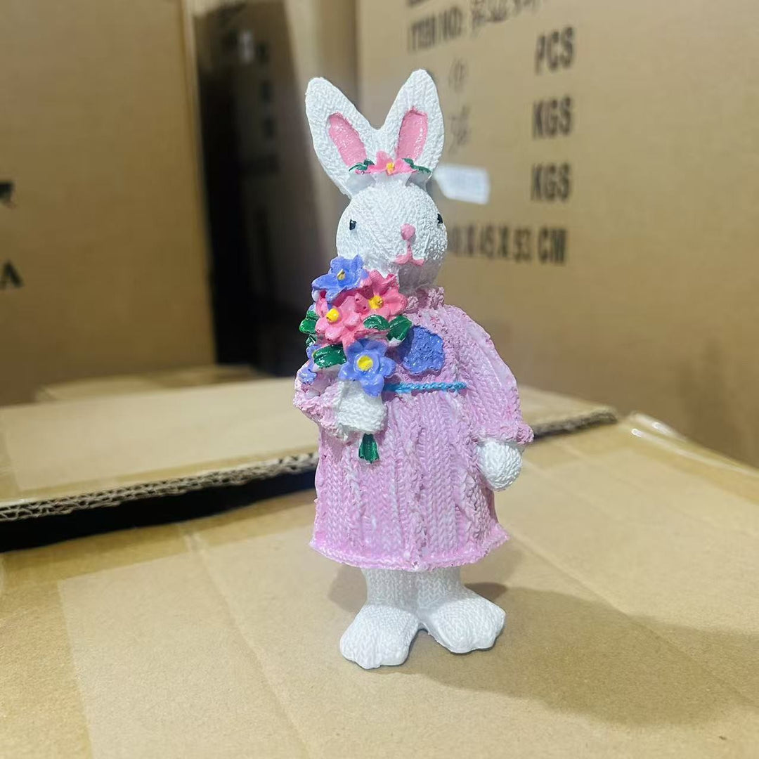 Decorative Bunny Figurine Bowlift