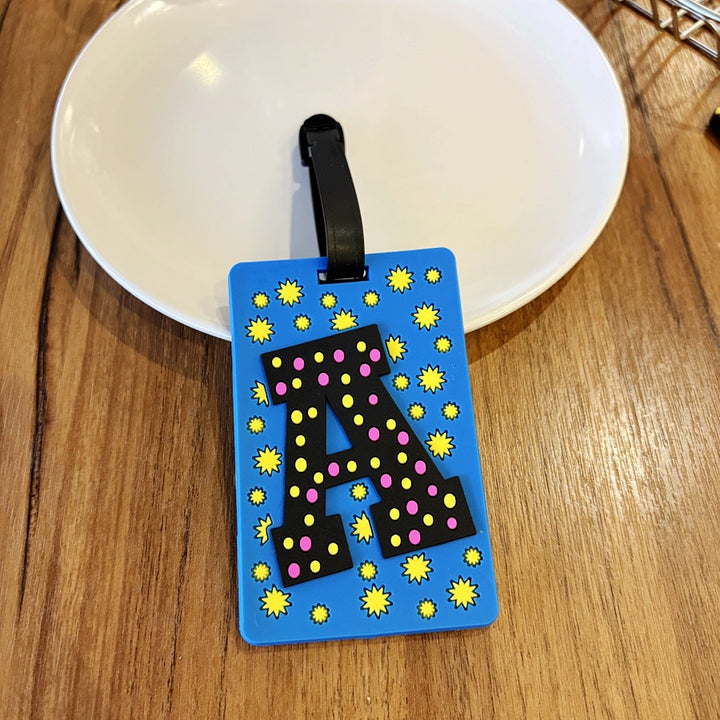 Personalized Alphabet Luggage Tag Bowlift