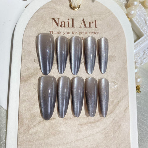 Glossy Gradient Press-On Nails
