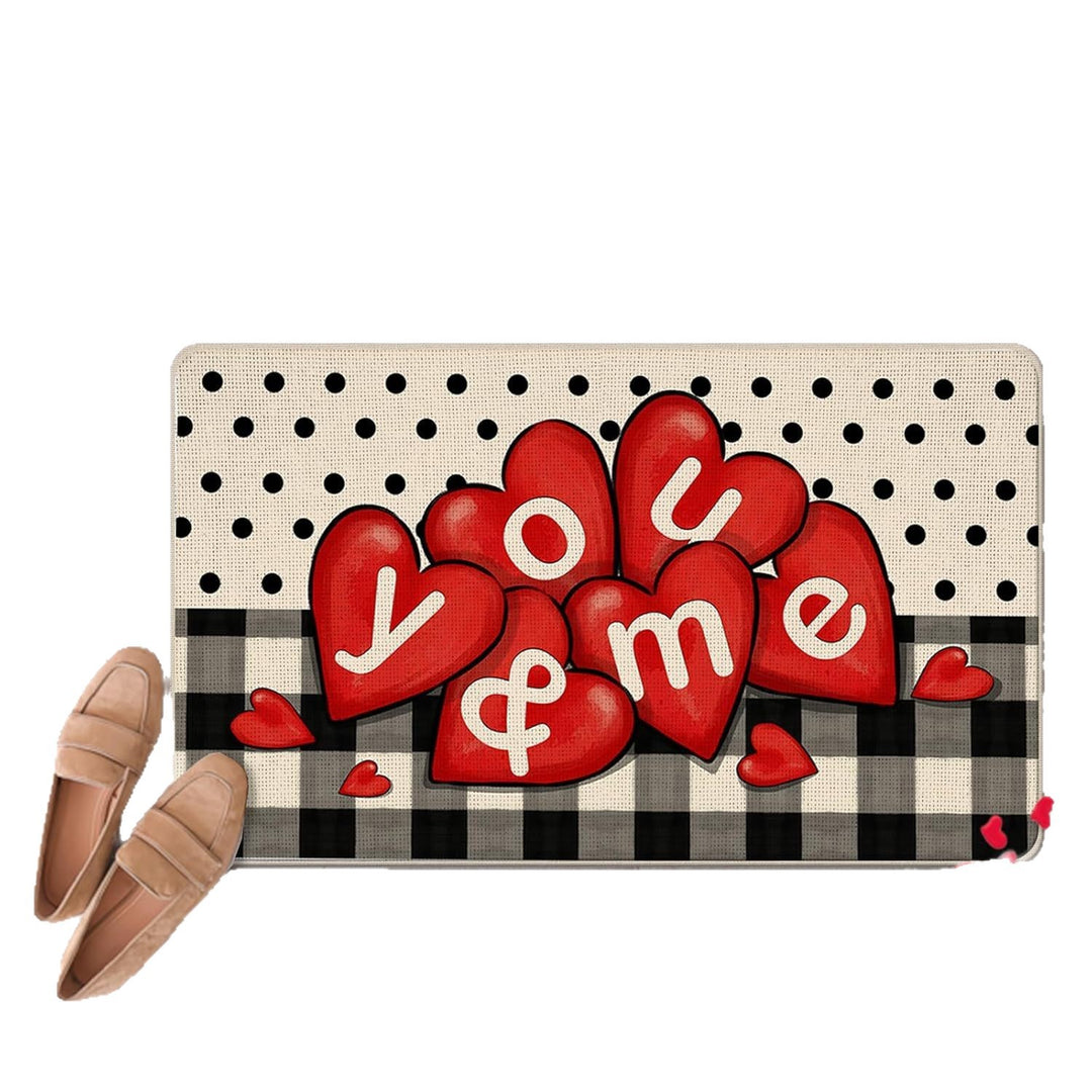 Romantic Floral Welcome Mat Bowlift