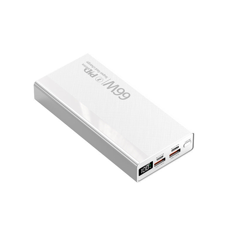 Portable Multi-Slot Power Bank with Digital Charging Status Indicator Bowlift