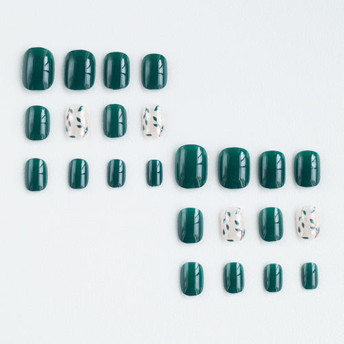 Artistic Floral Nail Art Design