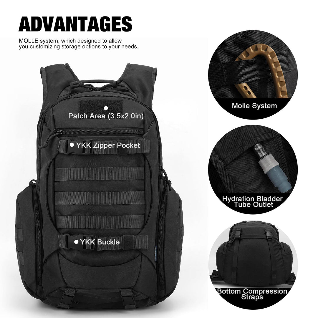 Tactical Outdoor Utility Backpack Bowlift