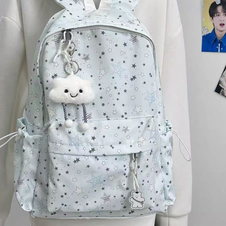 Star-Patterned Backpack Bowlift