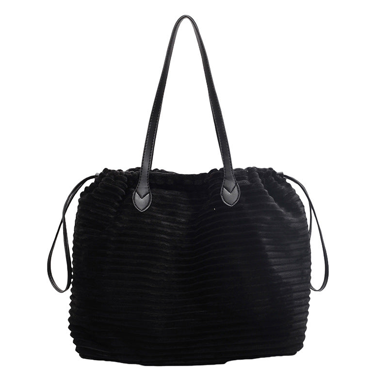 Textured Soft Fabric Tote Bowlift