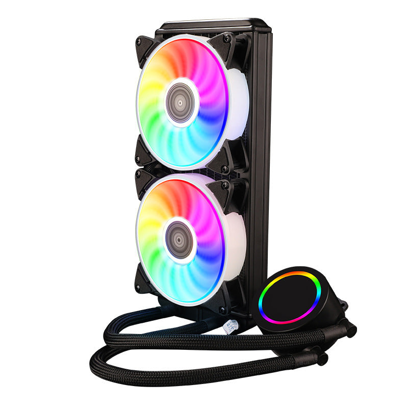 RGB Liquid CPU Cooler with Dual Fan Technology Bowlift