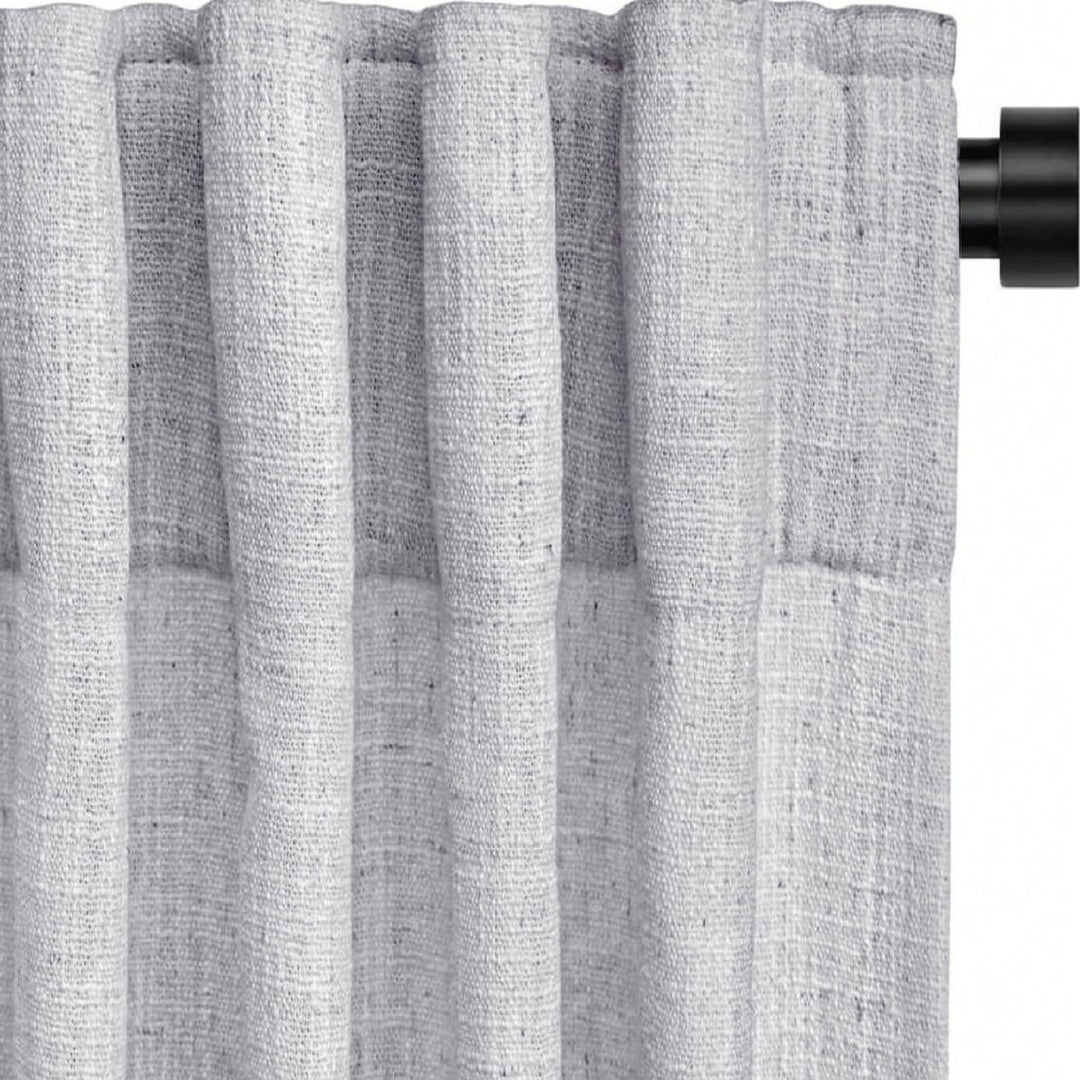 Sheer Linen Window Curtains Bowlift