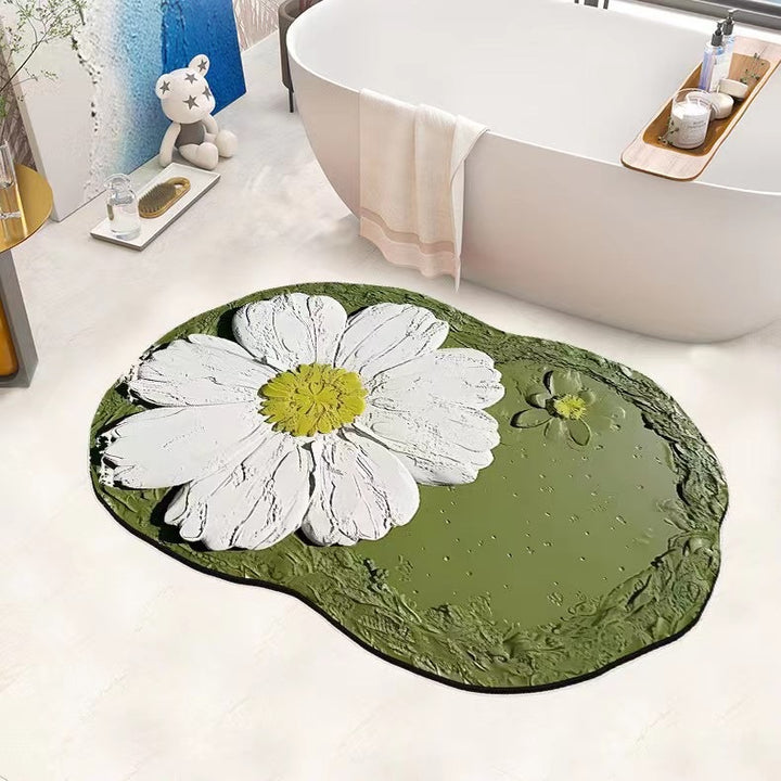 Non-Slip Flower-Shaped Bath Mat Bowlift