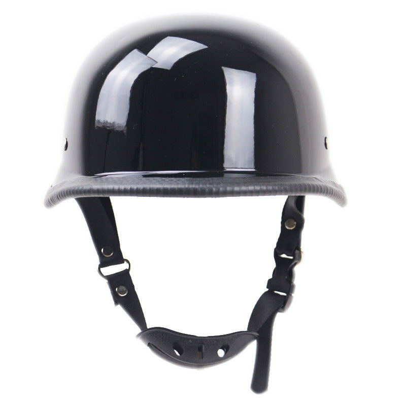 Classic Cruiser Motorcycle Safety Helmet Bowlift
