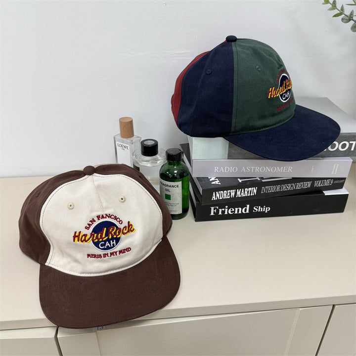 Men's Vintage-Inspired Embroidered Baseball Cap Bowlift 1783922543