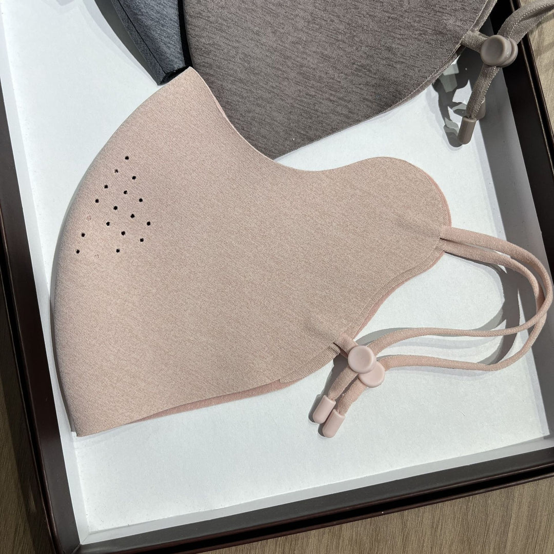 Contoured Breathable Reusable Face Mask with Adjustable Ear Toggle Bowlift