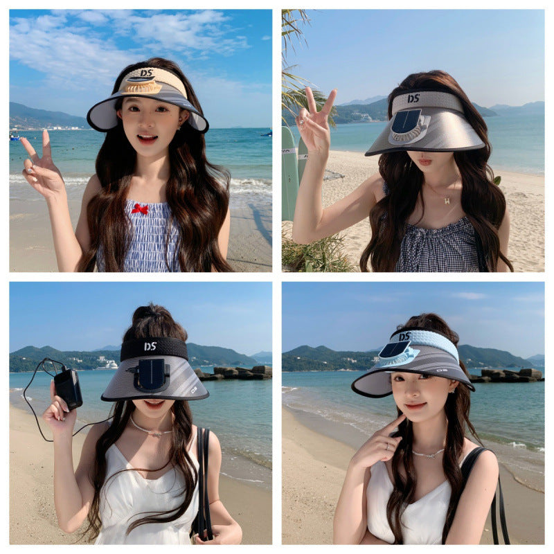 Adjustable sun visor with UV protection and padded headband Bowlift
