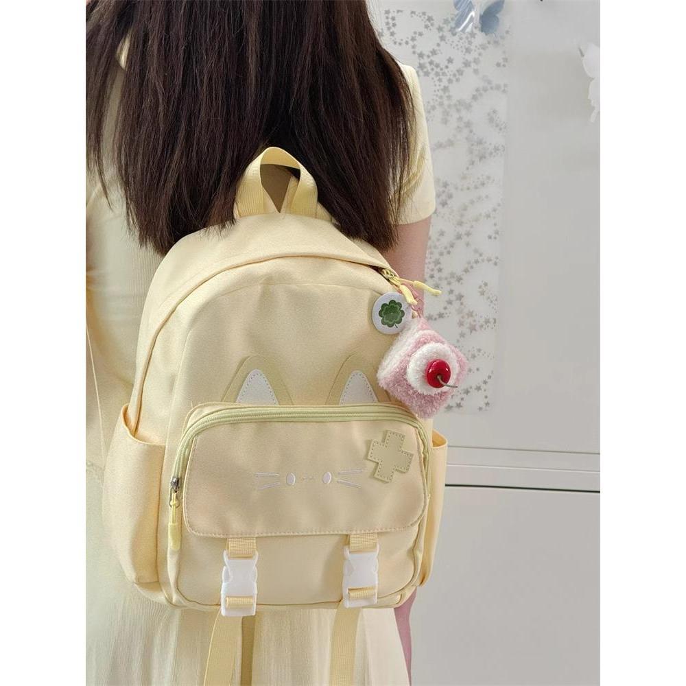 Cute Cat-Themed Mini Backpack Bowlift